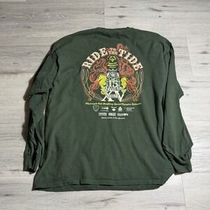 Special Olympics Delaware Ride To The Tide XV 2022 Long Sleeve T Shirt 2XL Green